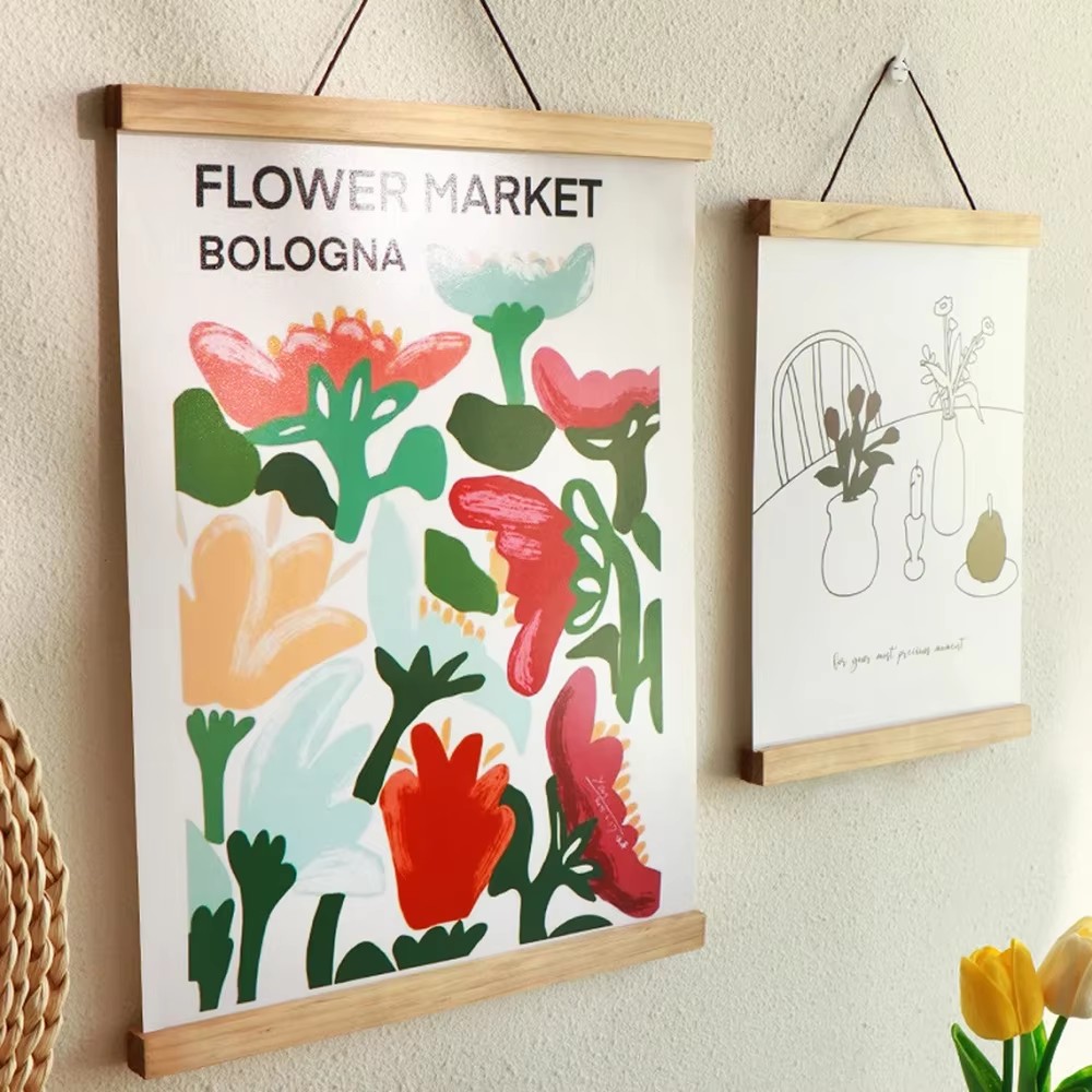 21 30 40 50cm Magnetic Poster  - огляд і ціна Engraved Wood Frame