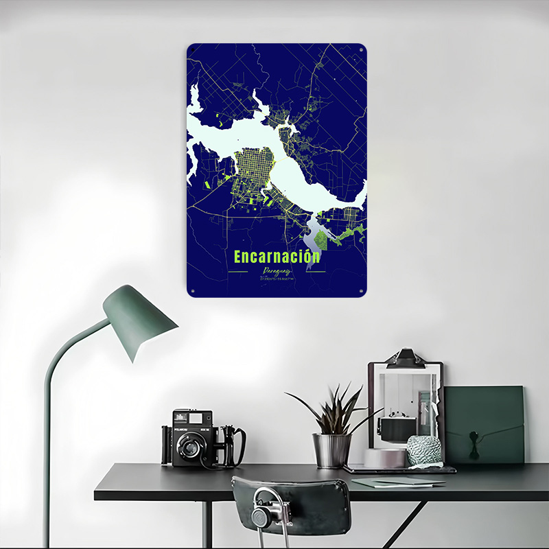 Encarnación Decoration Home De - огляд і ціна Custom Map Poster