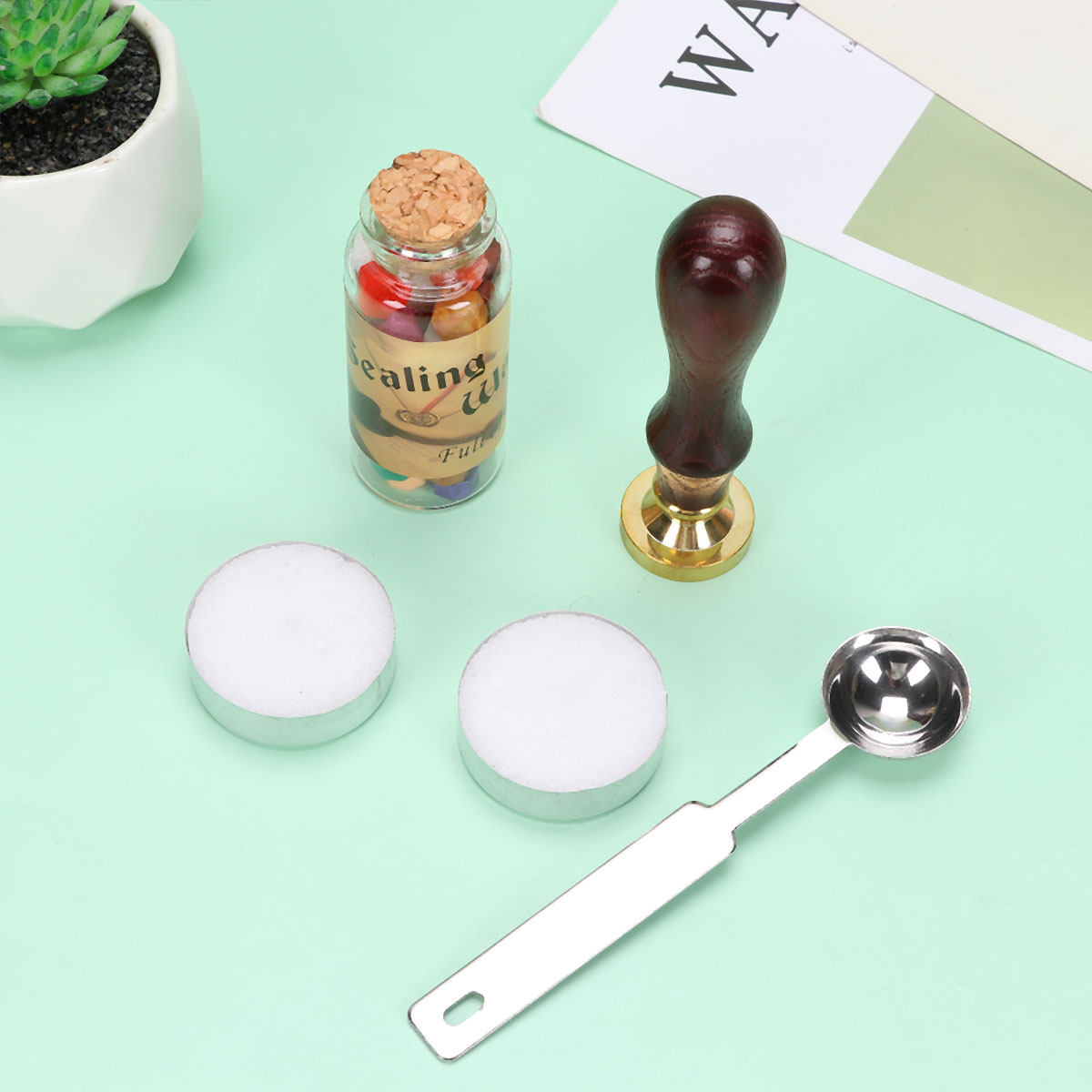 1Set Premium Sealing Wax Stamp - огляд і ціна Wax Seal Letter Kit
