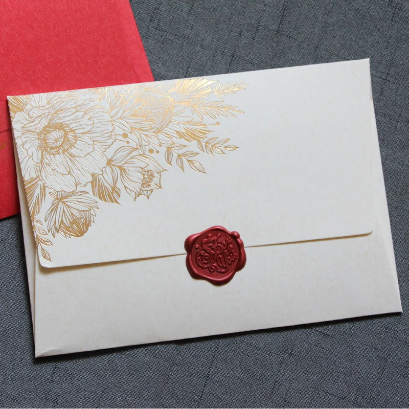 10pcs/packet High Grade Pearl  - огляд і ціна Wax Seal Letter Kit
