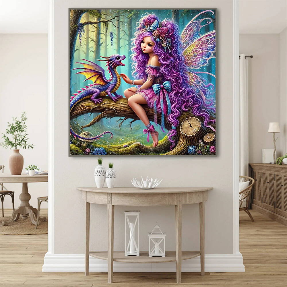 Full Square Round Diamond Mosa - огляд і ціна Photo Mosaic Print