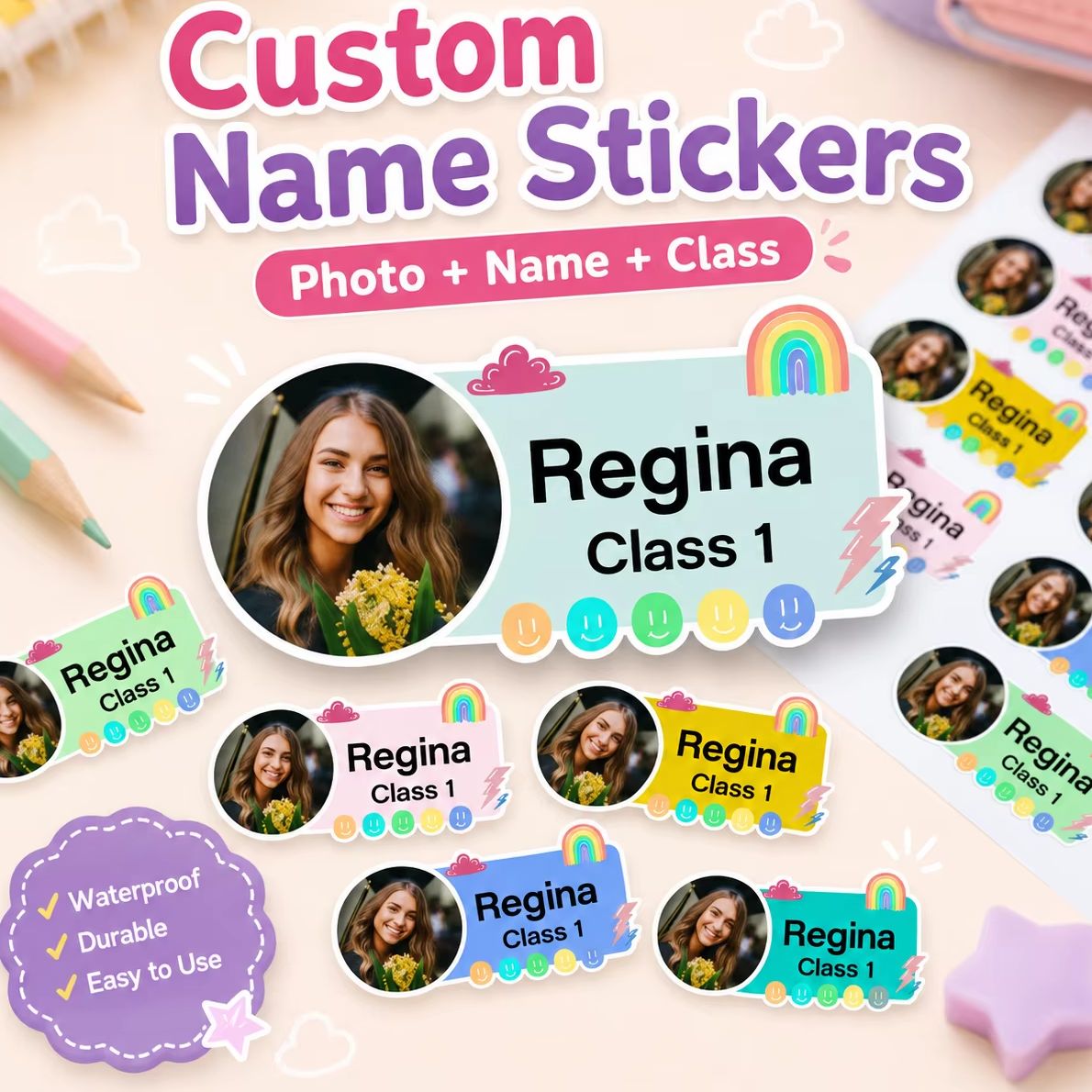 Personalized photo label stick - огляд і ціна Custom Photo Book