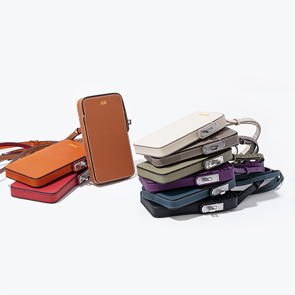 Luxury EP Leather Women Phone  - огляд і ціна Personalized Name Box