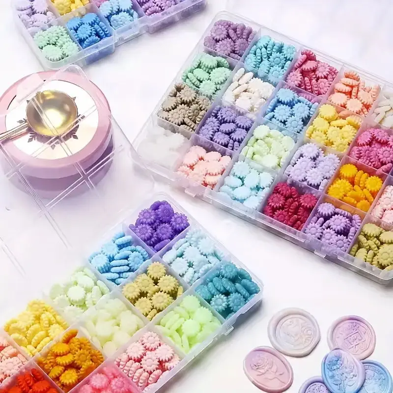 600Pcs Box Sealing Wax Beads,  - огляд і ціна Wax Seal Letter Kit
