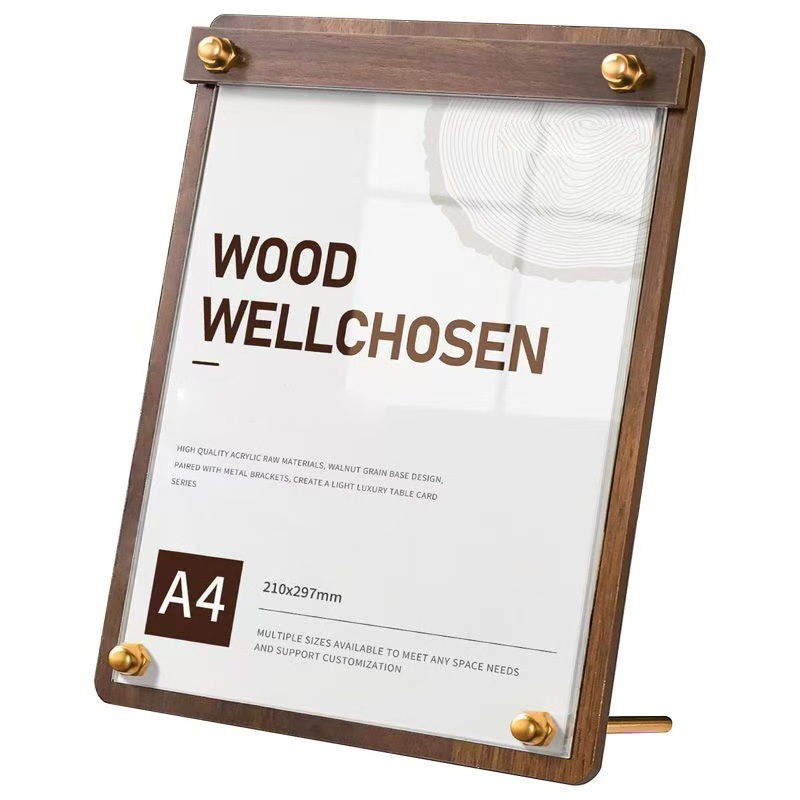 Custom A4/A5 Acrylic Wood Grai - огляд і ціна Custom Map Poster
