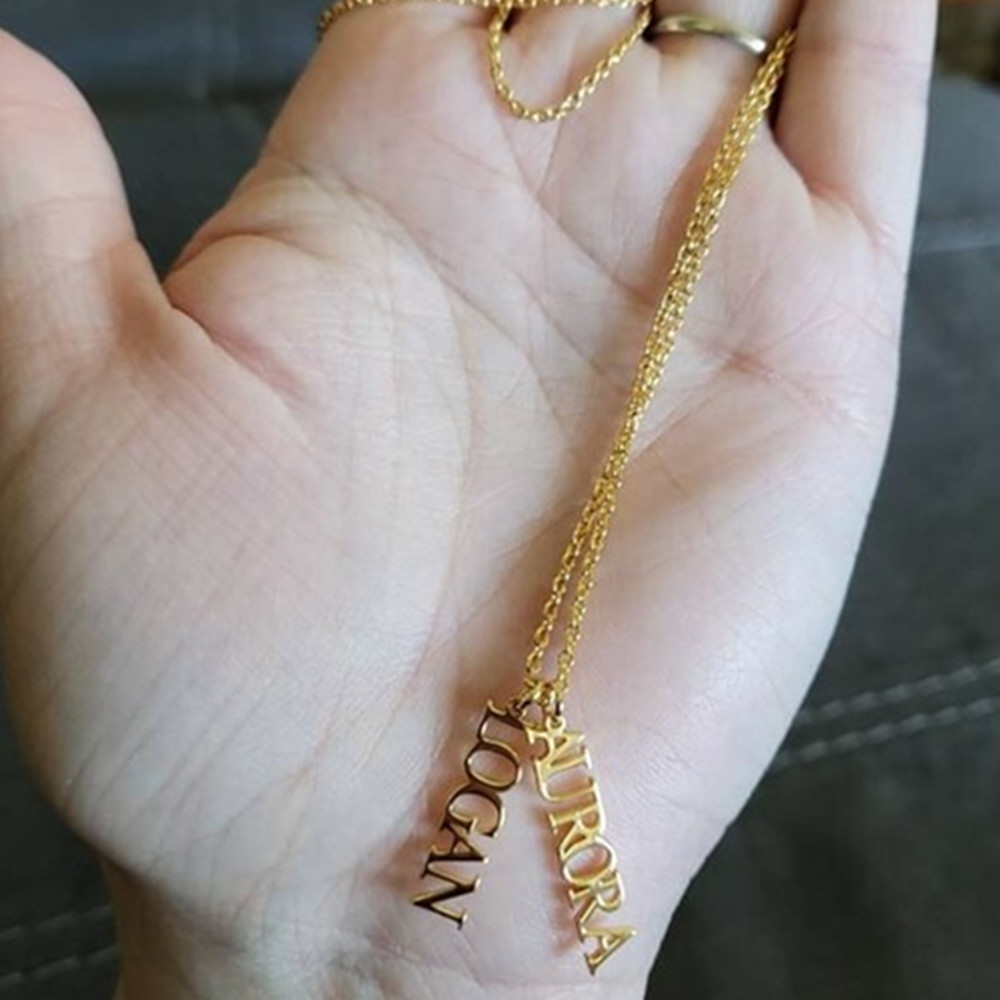 Custom Multiple Name Necklace  - огляд і ціна Birth Flower Necklace