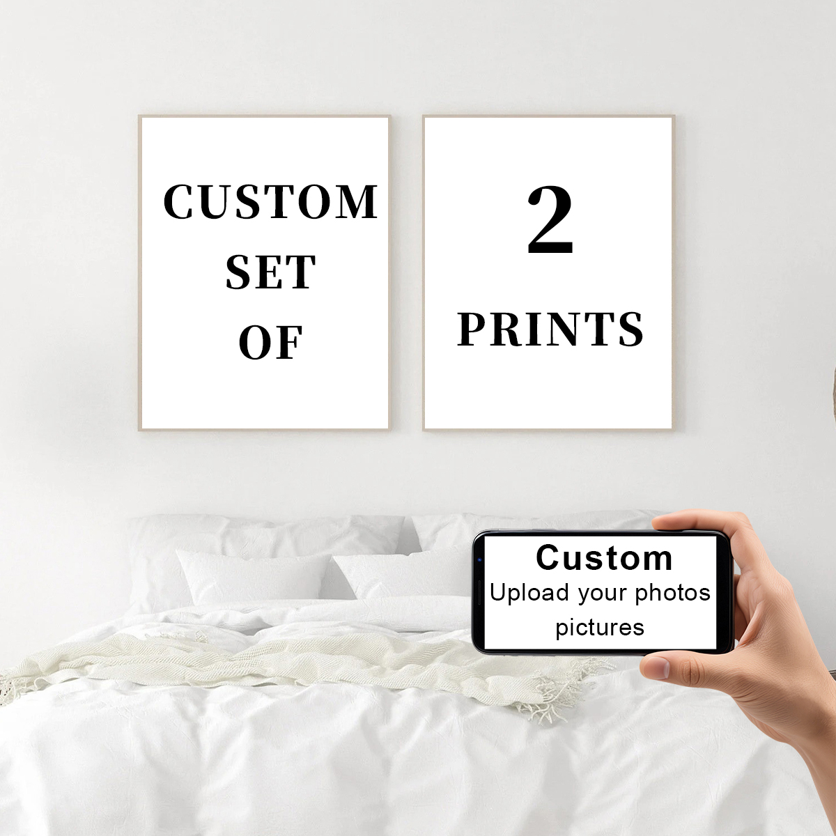 2pcs/set Custom Canvas Prints  - огляд і ціна Pet Portrait Custom