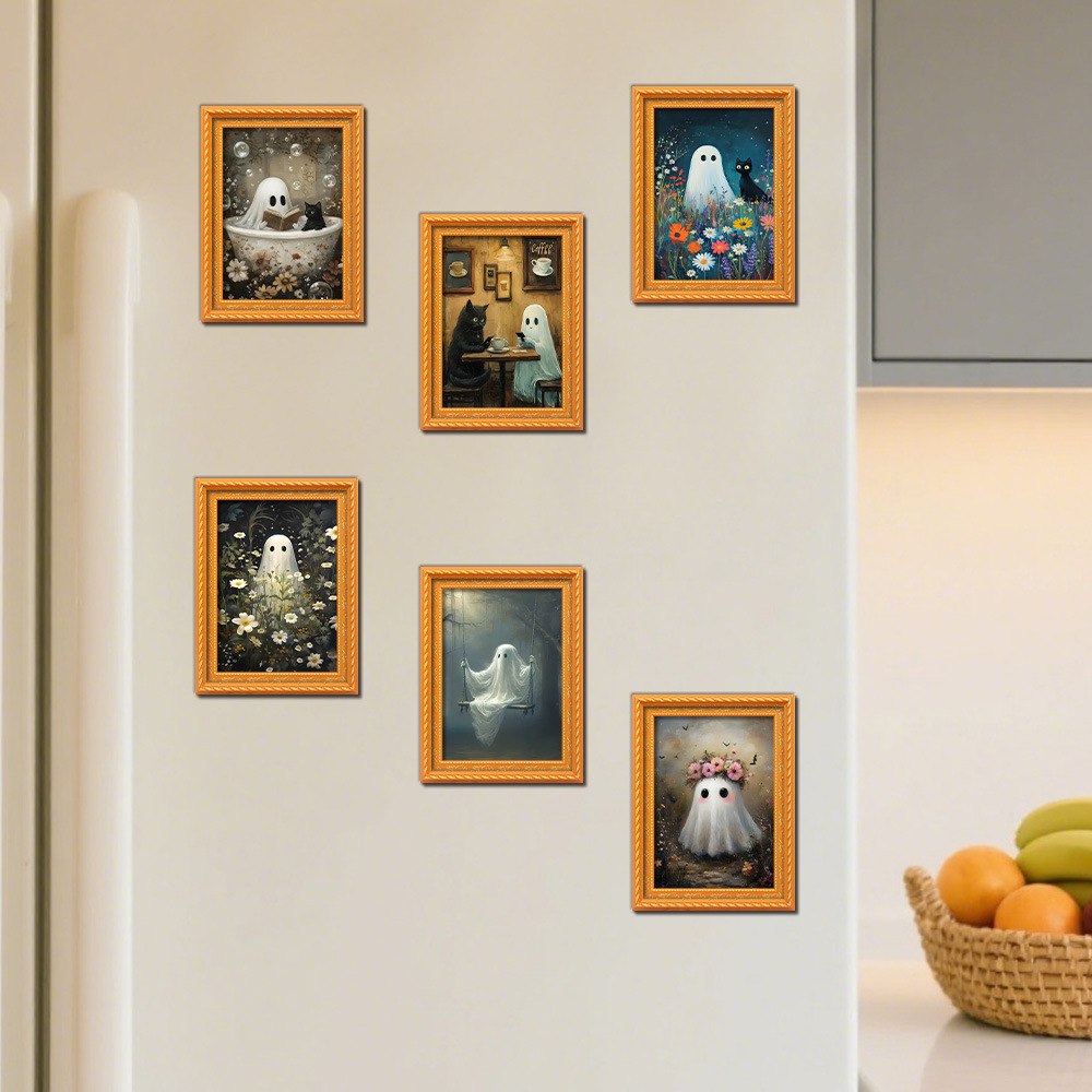 Creative 3d Halloween Fridge M - огляд і ціна Engraved Wood Frame