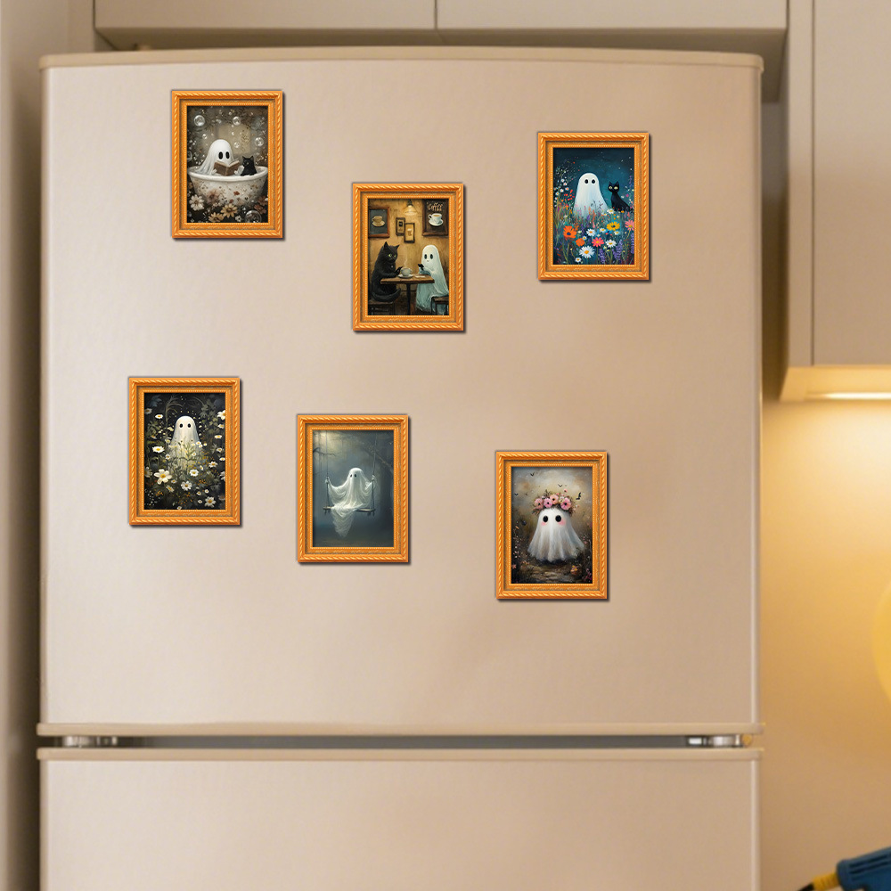 Creative 3d Halloween Fridge M - огляд і ціна Engraved Wood Frame