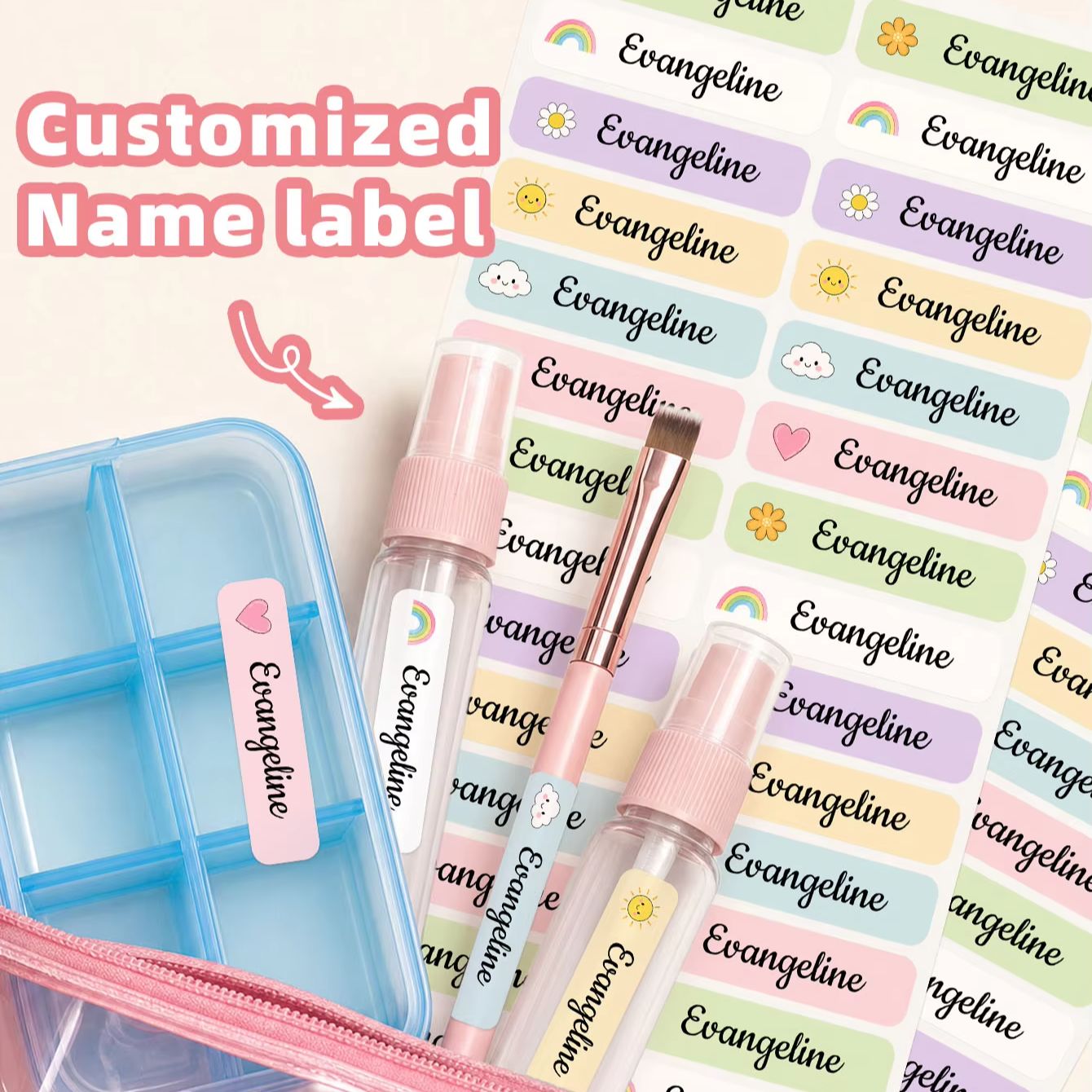 1-300PCS Custom Personalized N - огляд і ціна Personalized Name Box